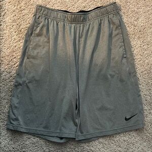 Nike Gray Athletic Performance Shorts
